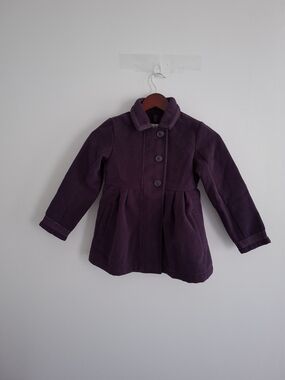 Kids Purple Peacoat Jacket SZ M